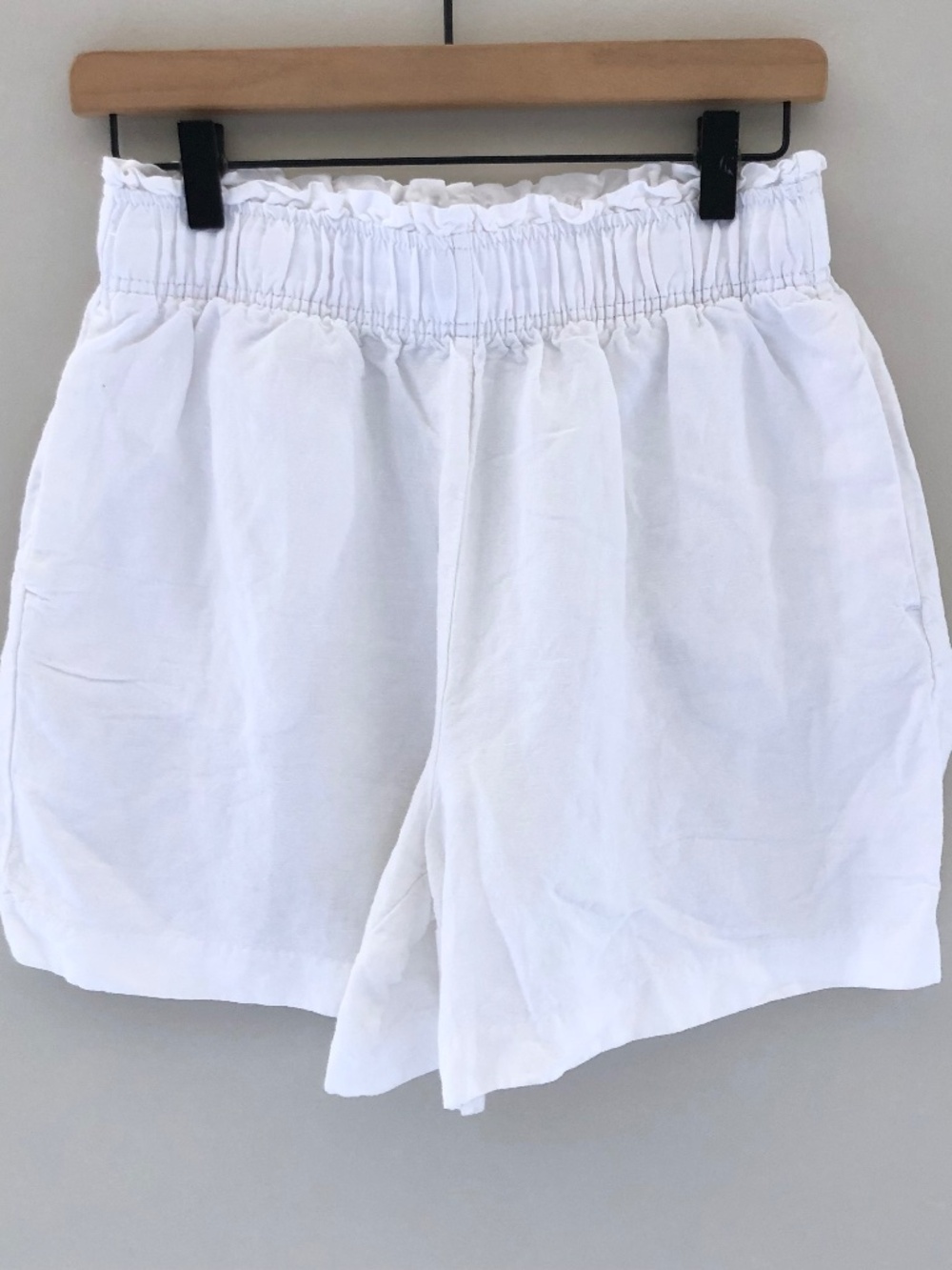 H&M Linen-blend Pull-on Shorts